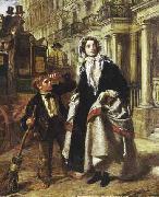 William Powell Frith The Crossing Sweeper Germany oil painting artist